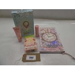 +VAT P. Louise Precise with my Destiny brush set, A.M to P.M palette for face and eyes, Lip Balm,