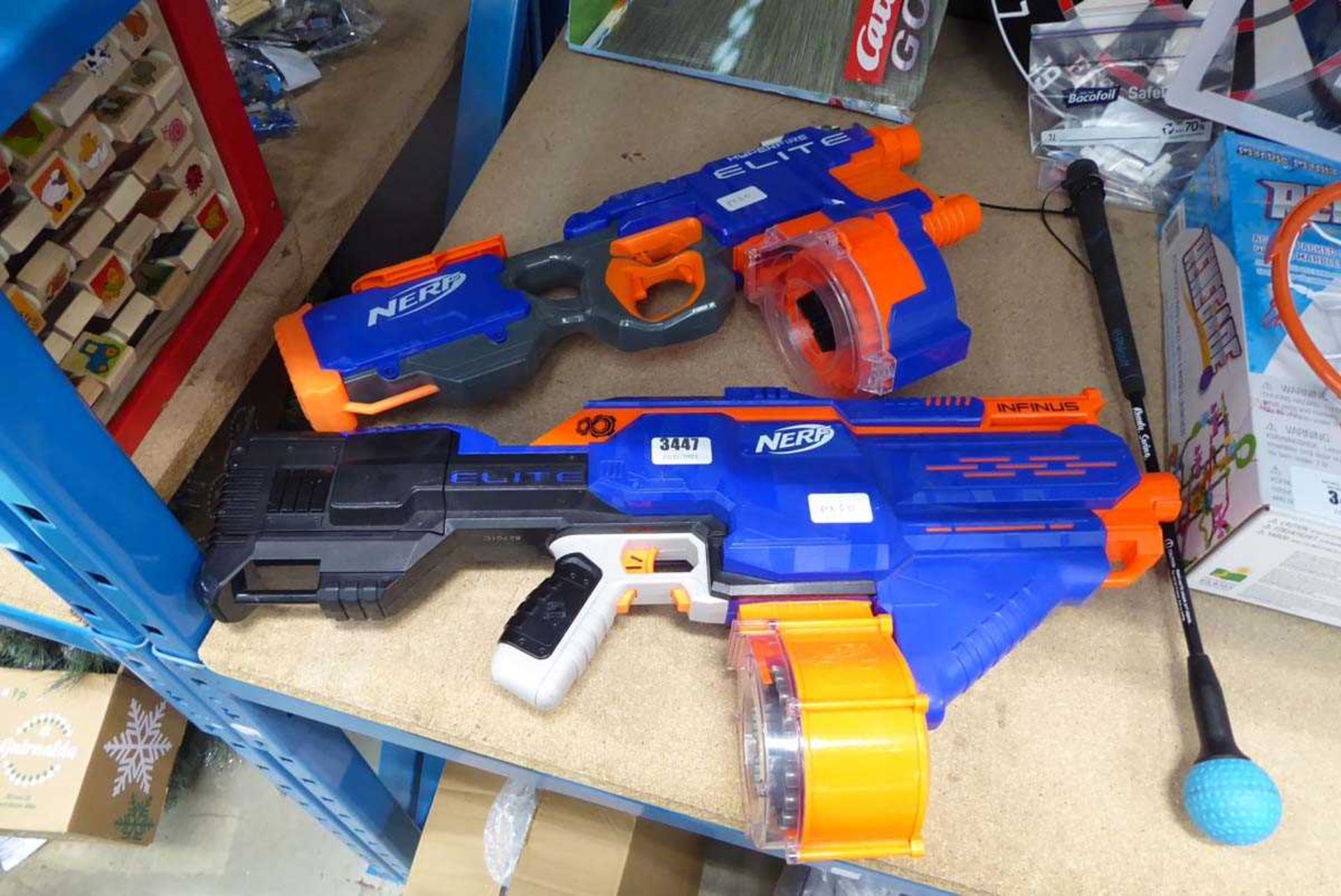 Two Nerf guns