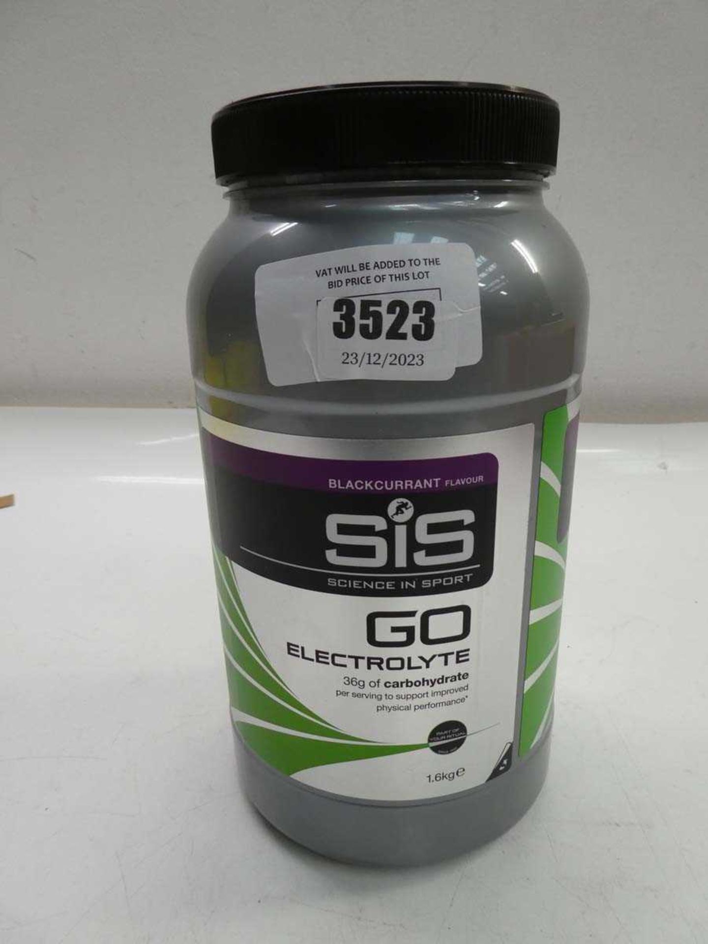 +VAT 1.6kg SIS Go Electrolyte blackcurrant flavour