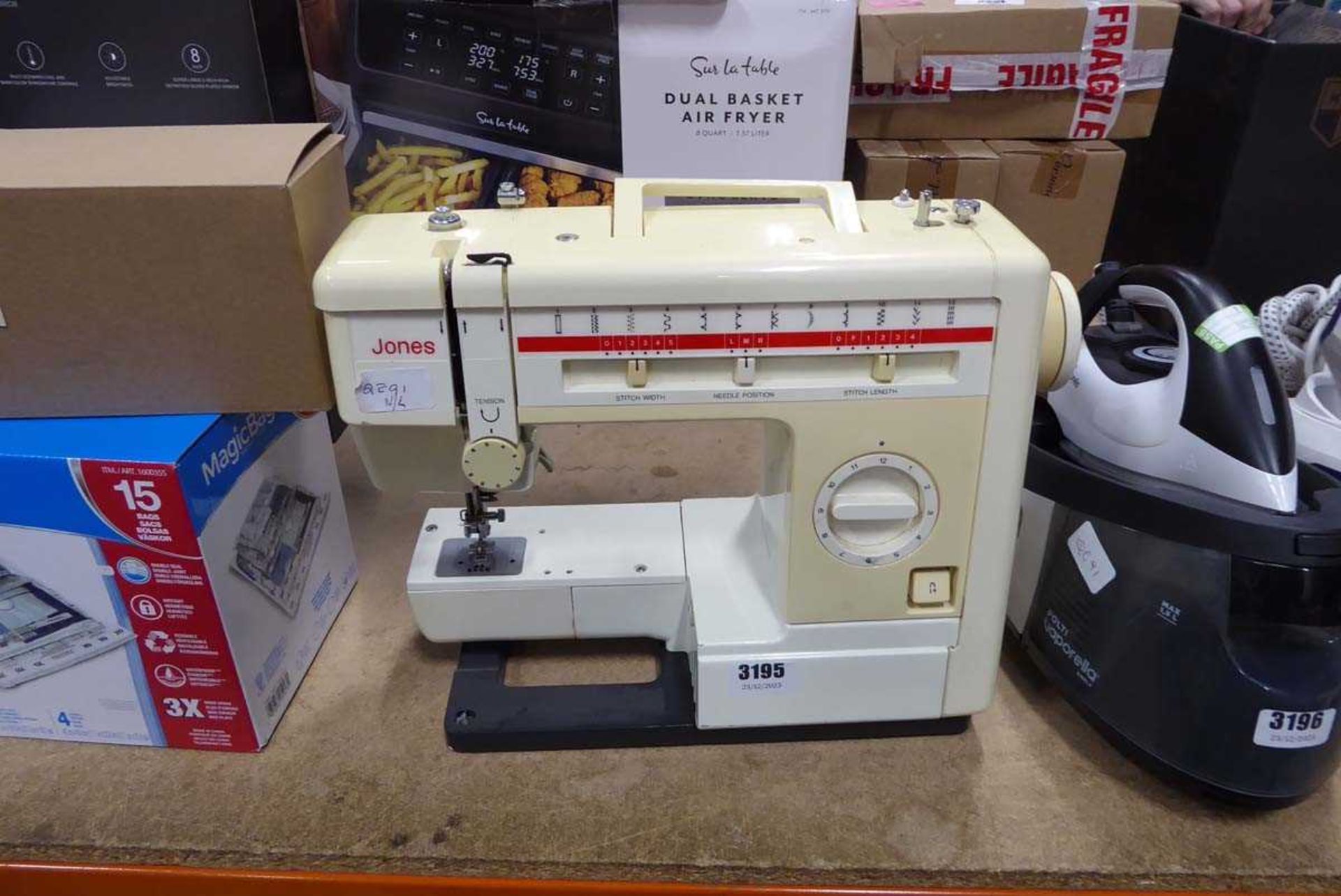 Jones sewing machine (no pedal or power supply)