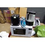 Microwave, kettle, toaster etc.