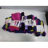 +VAT 17 packs of 2 Mondetta active leggings in pink, black and blue