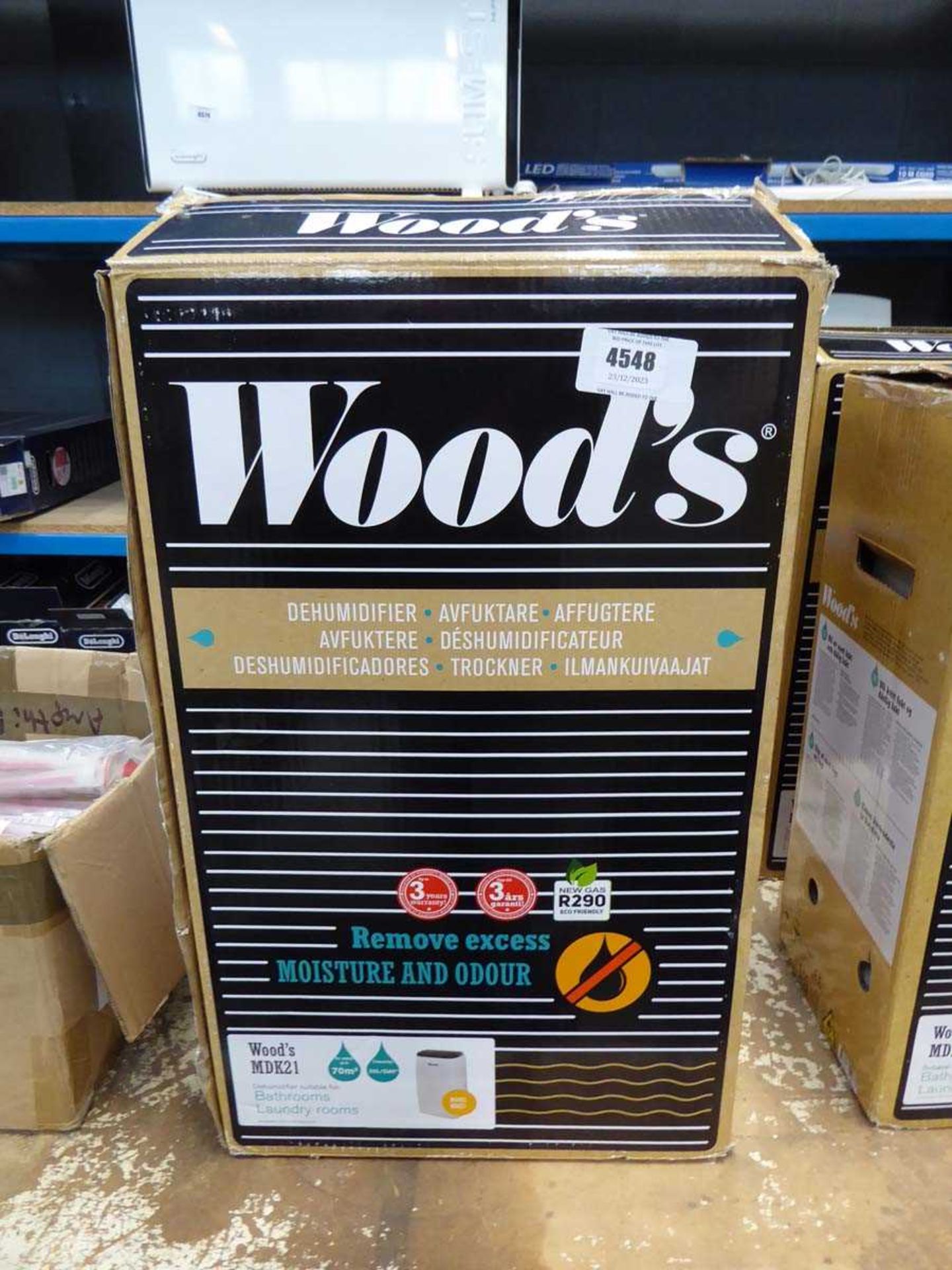 +VAT Large boxed Woods dehumidifier