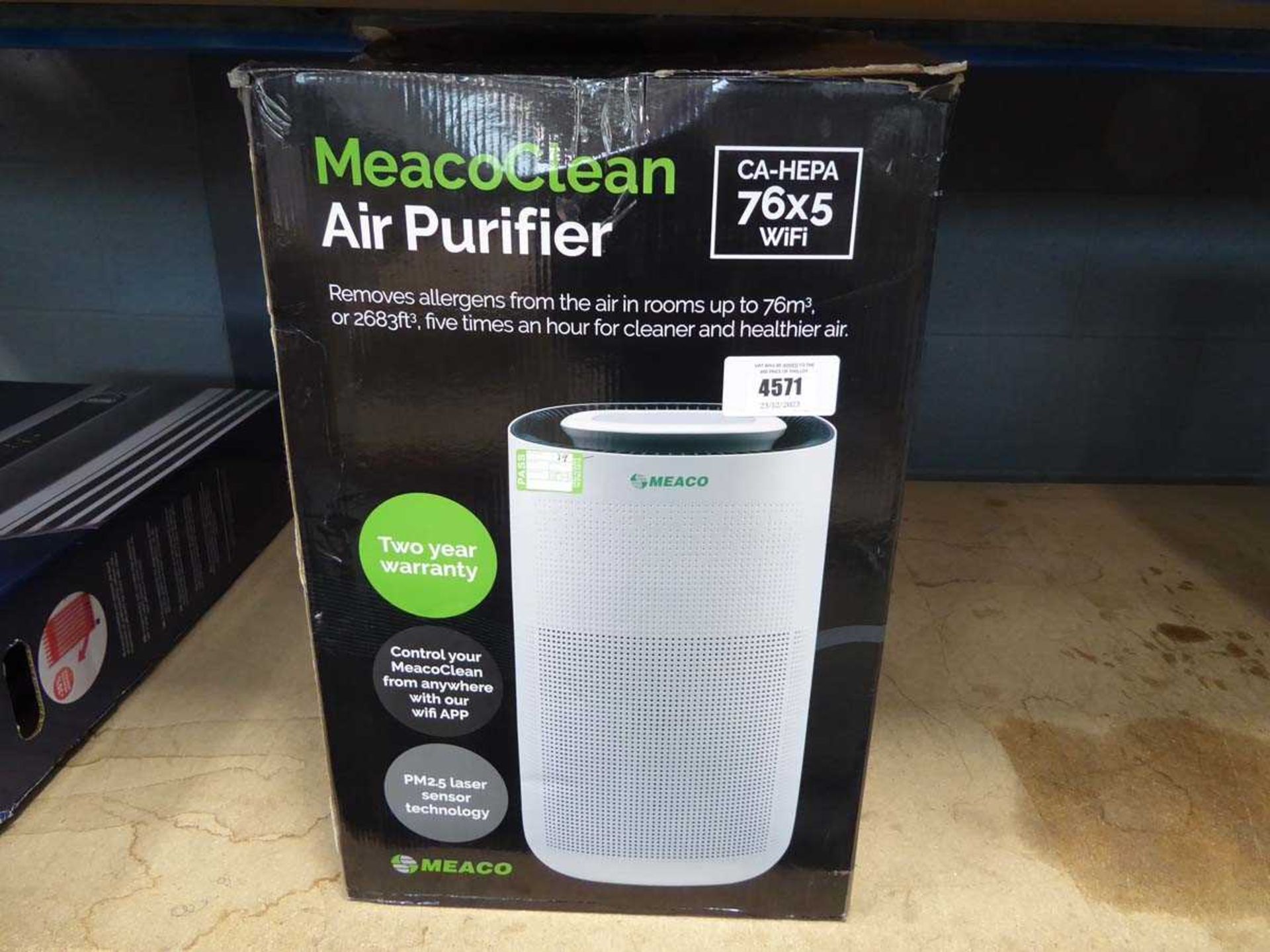 +VAT Boxed Meaco air purifier