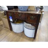 +VAT Oriental style 3 drawer desk