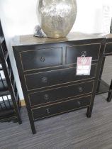 +VAT China Club 5 drawer chest