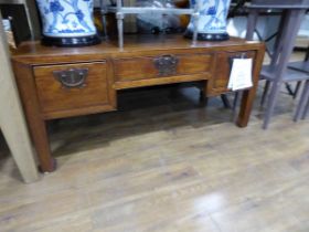 +VAT Oriental 3 drawer low console table
