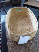 +VAT Small bamboo style basket