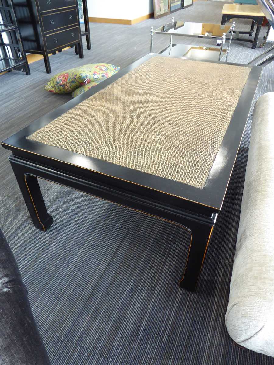 +VAT China Club ebonised rectangular coffee table