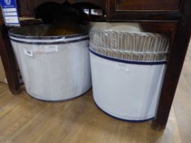 +VAT Approx. 9 various lamp shades together with box of small wall lampshades