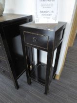 +VAT China Club plant stand with single drawer and shelf under