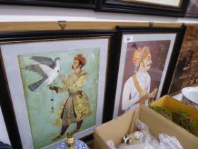 +VAT 2 framed and glazed prints - oriental gentlemen