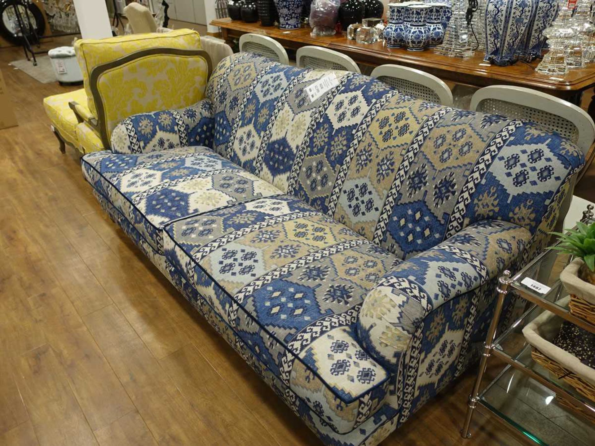 +VAT Lewes 2 seater sofa in anthropology denim pattern