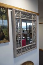 +VAT Regence ornate framed and distressed wall mirror