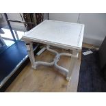 +VAT White painted Patrice centre table