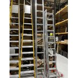 +VAT Youngman 15 tread aluminium double extending ladder