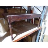 +VAT Victorian mahogany style 2 drawer table