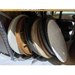 +VAT Bay of circular table tops, to include some Victorian and Edwardian. Plus three Asian