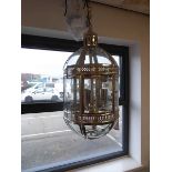 +VAT Ruskin chrome and glass 3 branch ceiling light fitting