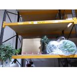 +VAT Bay containing assortment of artificial foliage