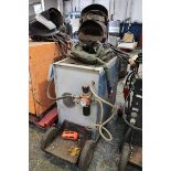 +VAT AGA plasma AWAC system no.3 mig welder with associated cabling plus 1 helmet and 1 mask, single