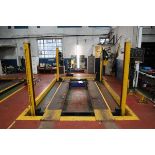 +VAT TI Bradbury MK.3 3 ton capacity 4 post vehicle lift, year 1985, 3 phase electric