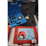 +VAT 2 Diesel engine compression test set plus a fuel pressure engine tester