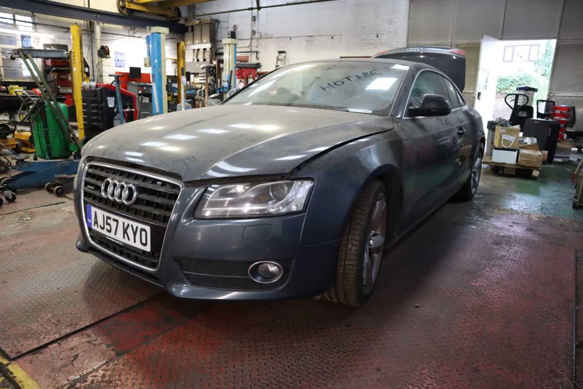 +VAT AJ57 KYO Audi A5 3L TDI Quatro 3 door coupe/saloon, with key and v5 registration document, - Image 2 of 10