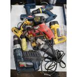 +VAT Range of power and battery tools including drills, grinders etc