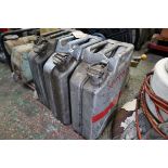 +VAT 3 metal jerry cans