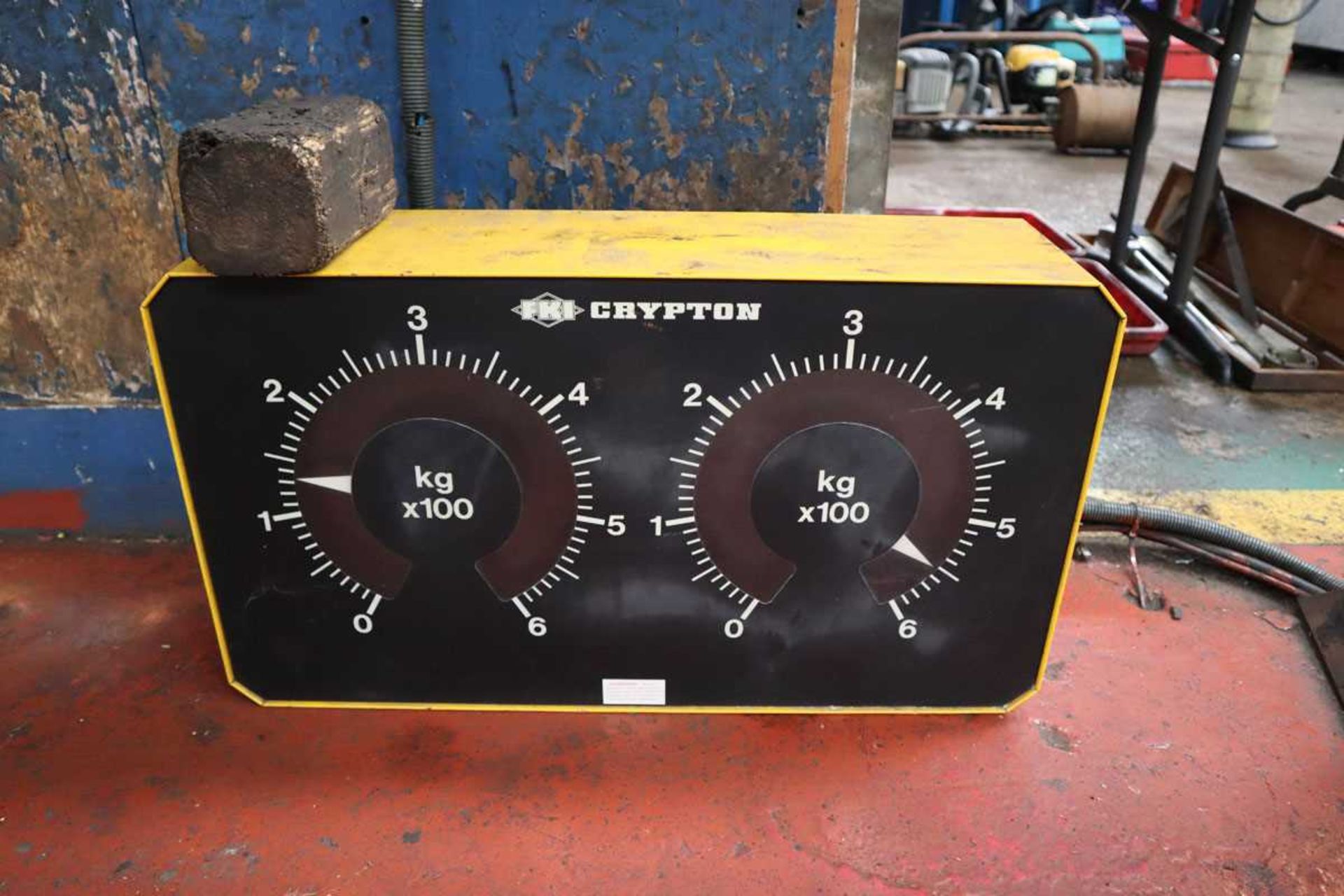 +VAT TI Crypton model: 660 AP brake tester with rolling road and spare Crypton dials, 3 phase - Image 3 of 4