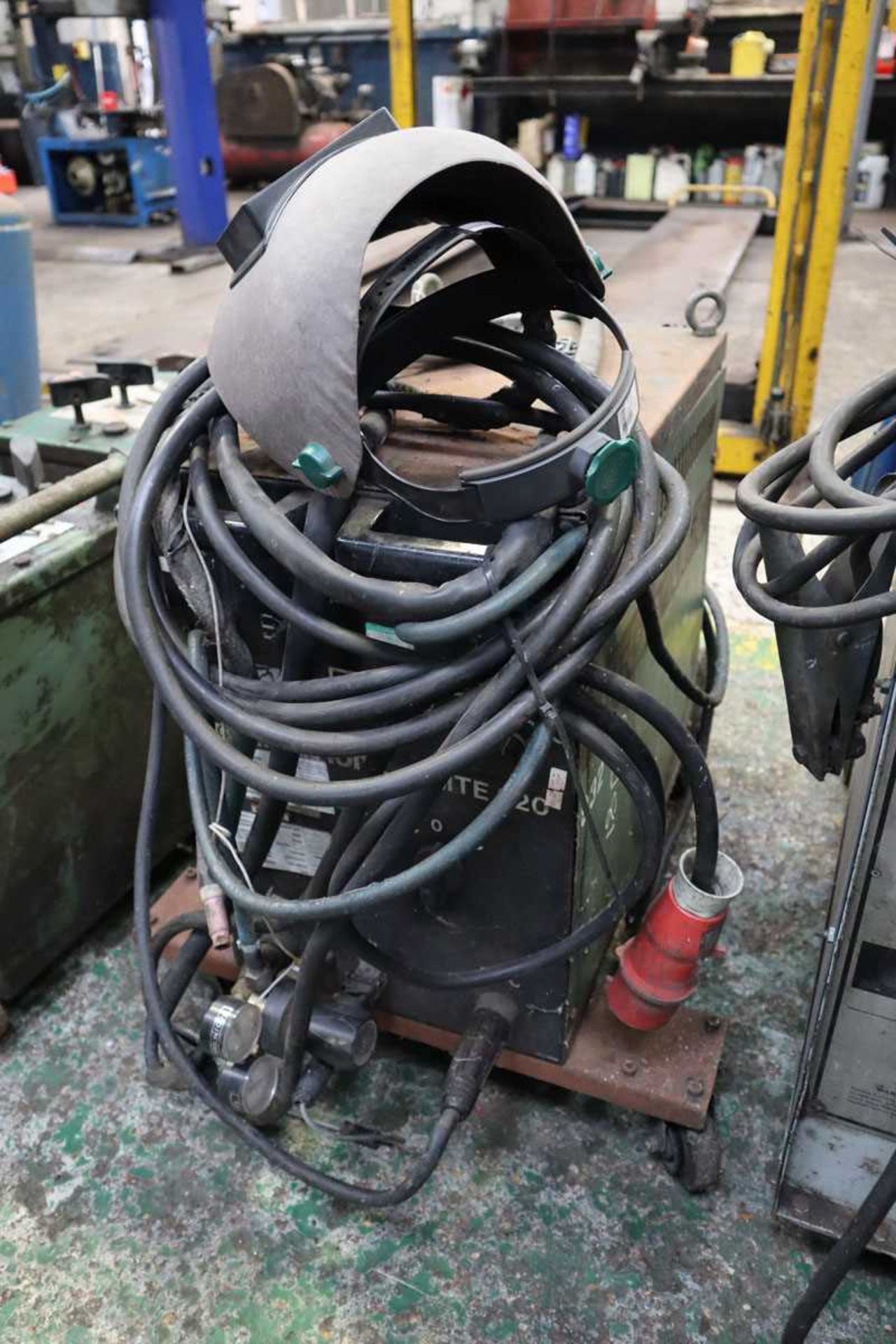 +VAT Migtronic model: MTE220 tig welder with helmet, 3 phase electric - Image 3 of 3