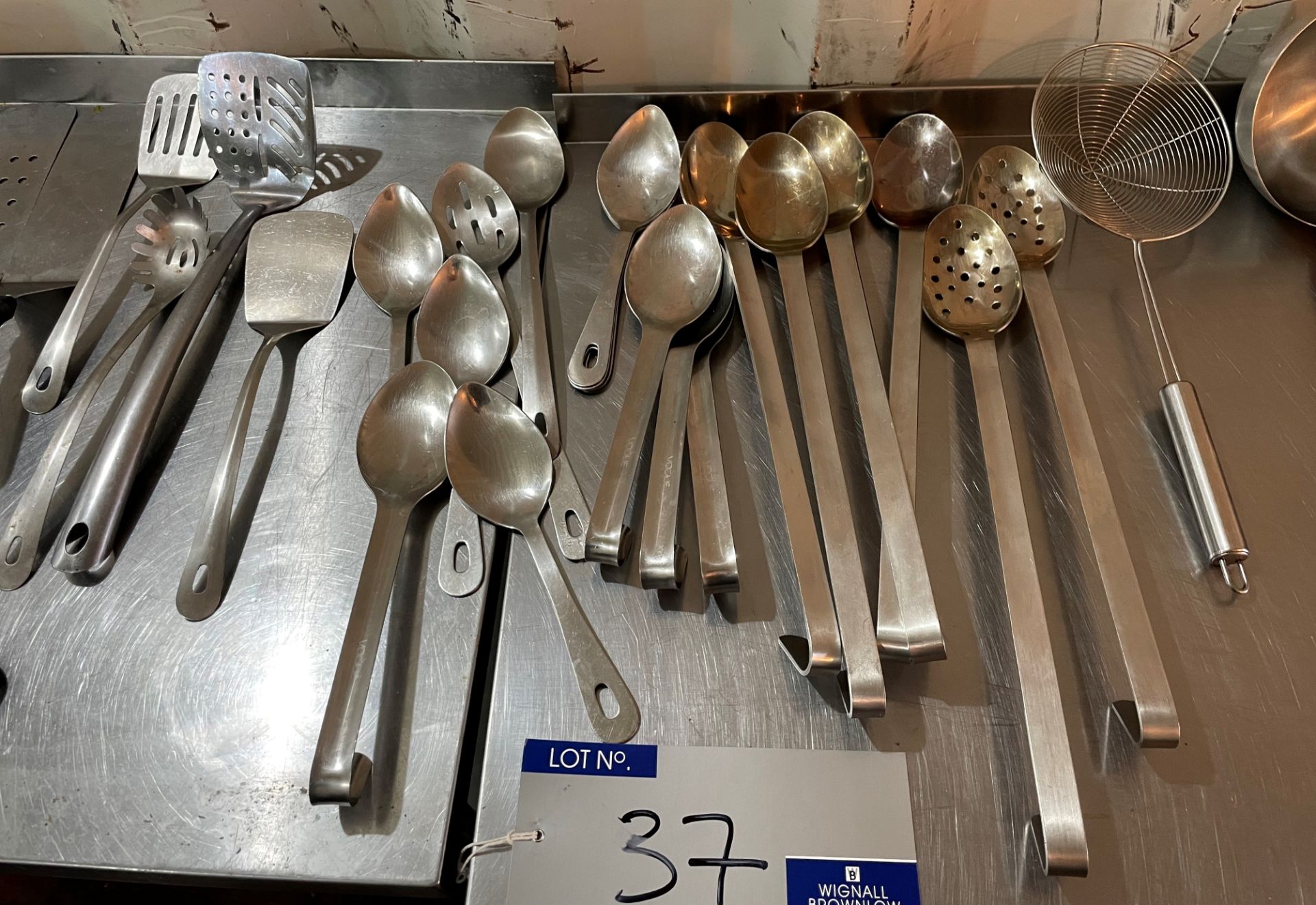 A Quantity of Assorted Kitchen Utensils including ladles, spoons, slices and tongs (located at EMS - Image 2 of 3