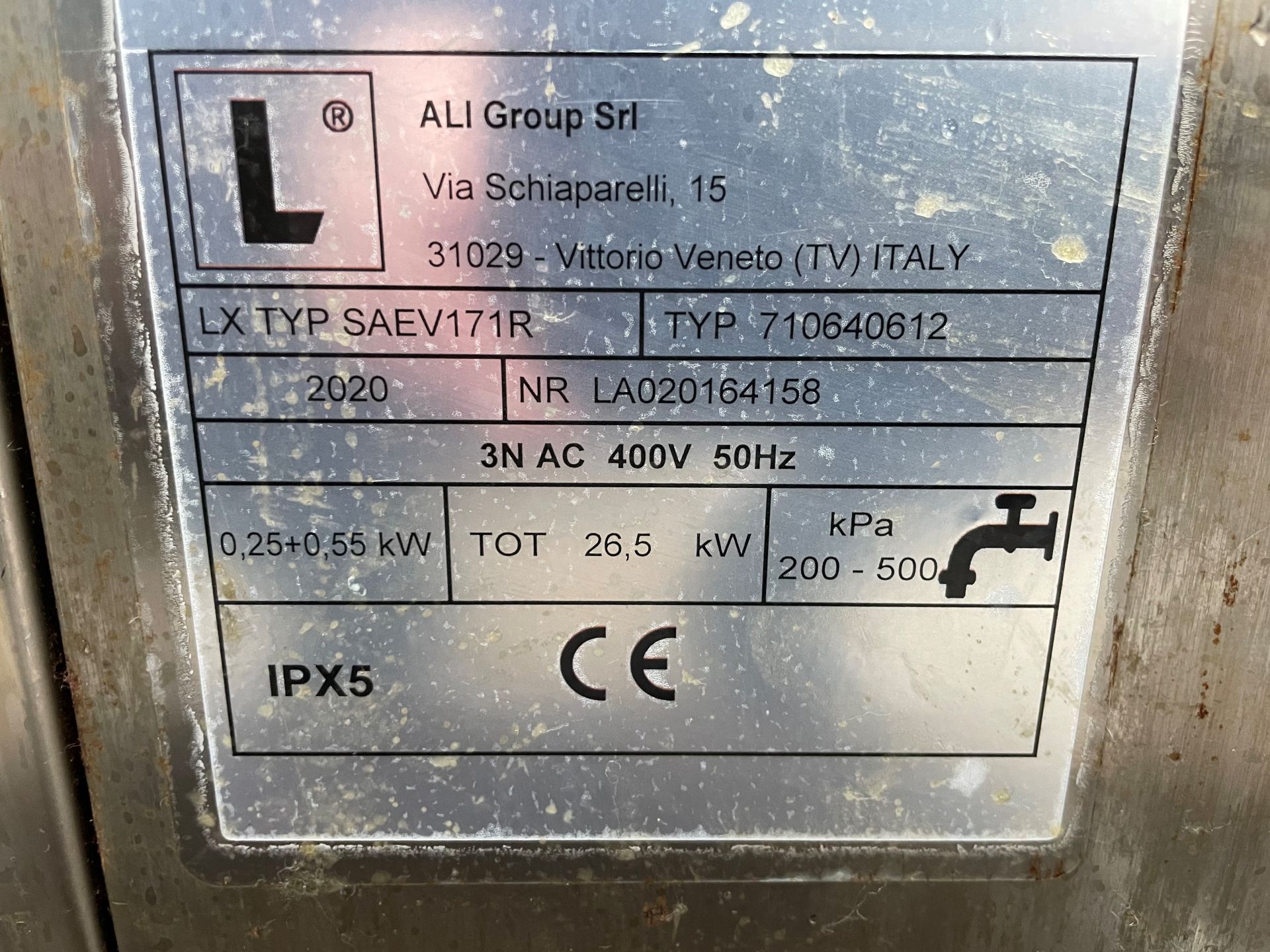 A Lainox Sapiens SAEV171R Type LA020164158 Electric Combination Oven, new 2020 (located at EMS Asset - Image 6 of 6