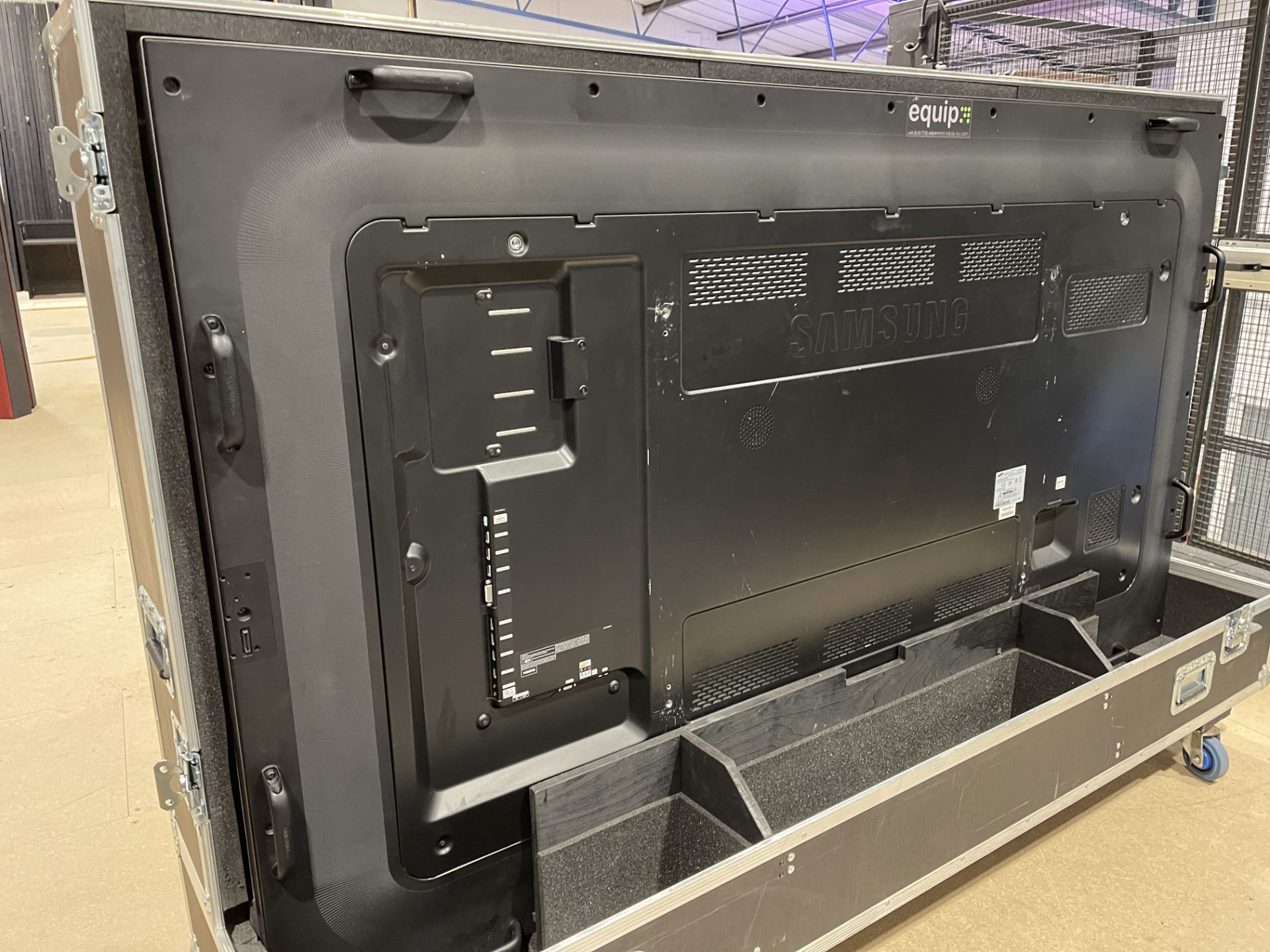A Samsung ME95 Large Format Display Screen with Flight Case (located at Equip Event Services: 1 - Image 4 of 4