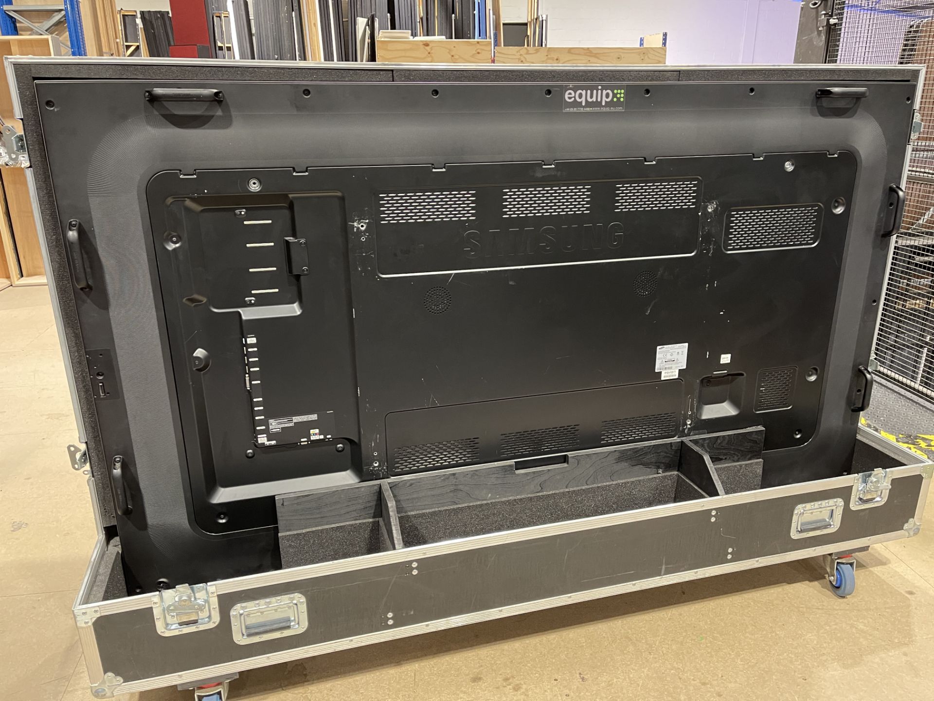 A Samsung ME95 Large Format Display Screen with Flight Case (located at Equip Event Services: 1 - Image 3 of 4