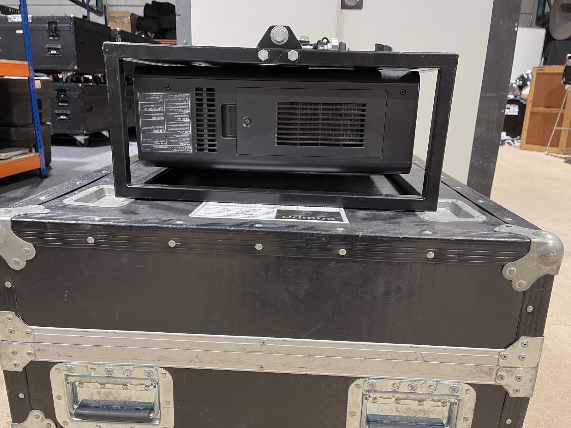 A Panasonic PT-DZ6700 1 Chip DLP Projector, Lamp Hours: 1322 hrs with Flight Case and flying - Image 2 of 6