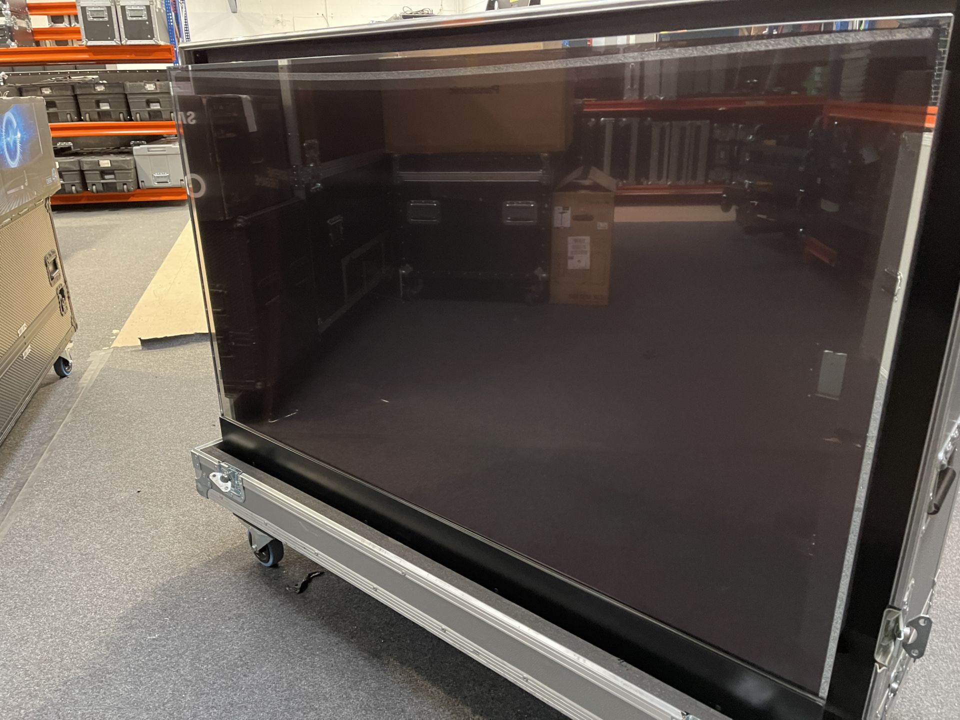 A LG GhosT-OLED 55in Screen, Model LG55EW5F-A with Flight Case (Located at Equip Event Services: 1 - Image 7 of 9