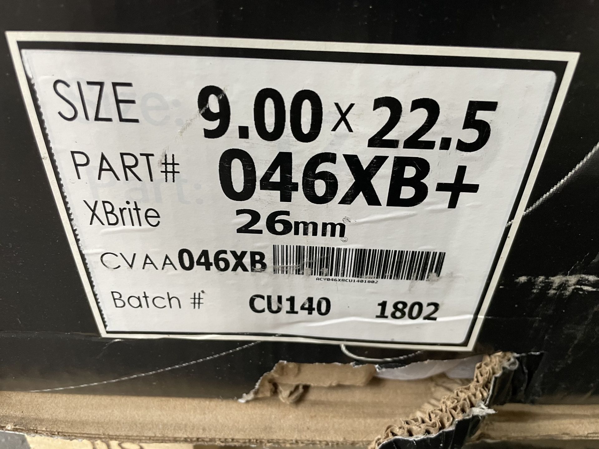 6 Xbrite Forged Aluminium Wheels, 9.00 x 22.5, Part No.046XB+, Xbrite 26mm (boxed as new). - Image 3 of 3