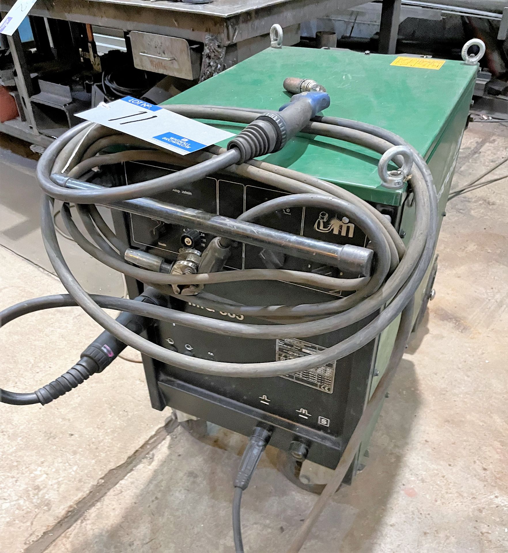 A Migatronic MIG 385 MkII Mig Welding Rectifier No.05041015. - Image 2 of 3