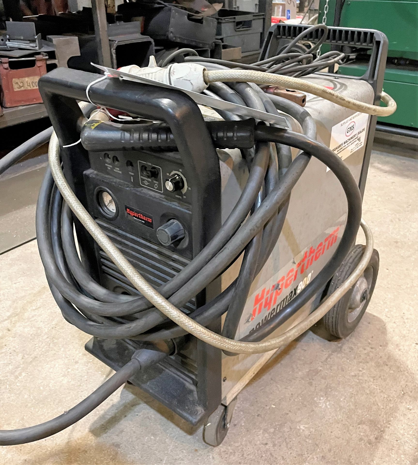 A Hypertherm Powermax 900 Plasma Cutting System No.083064.