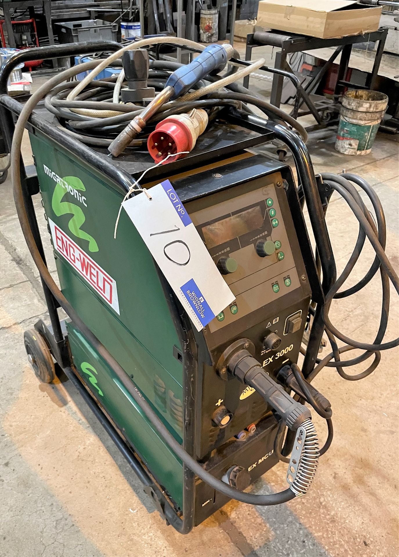 A Migatronic Flex 3000C Inverter Synergic Pulse Mig Welding Rectifer No.05120198 with MCU Cooling - Image 2 of 3