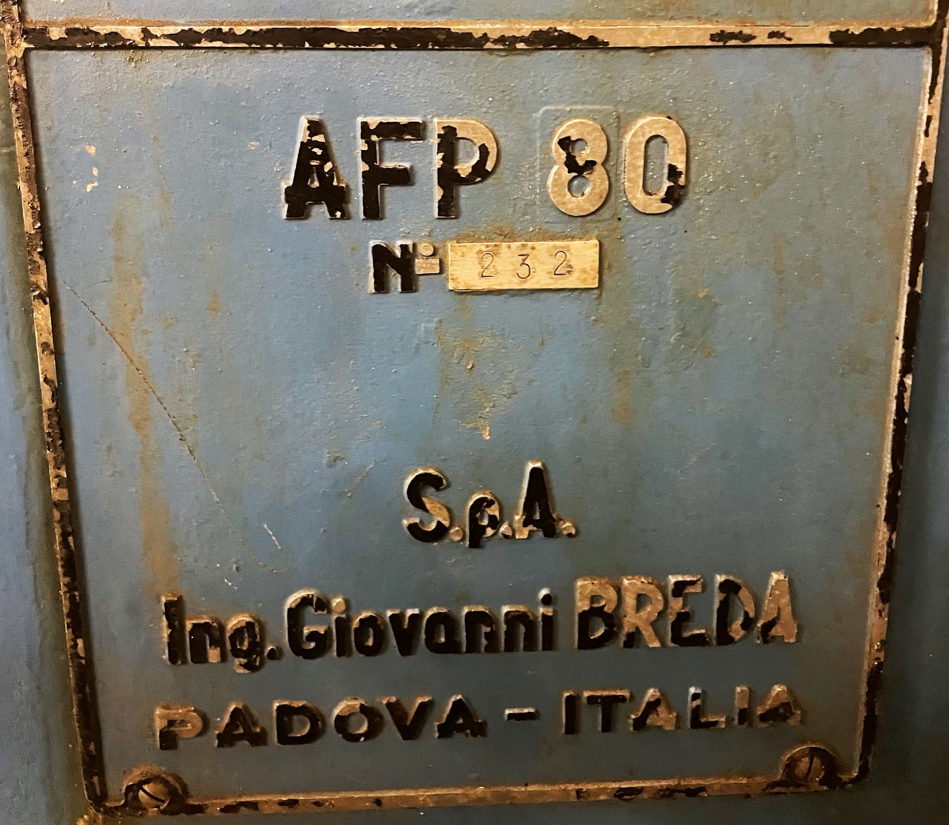A Breda AFP80 Drill Grinder No.232. - Image 4 of 4