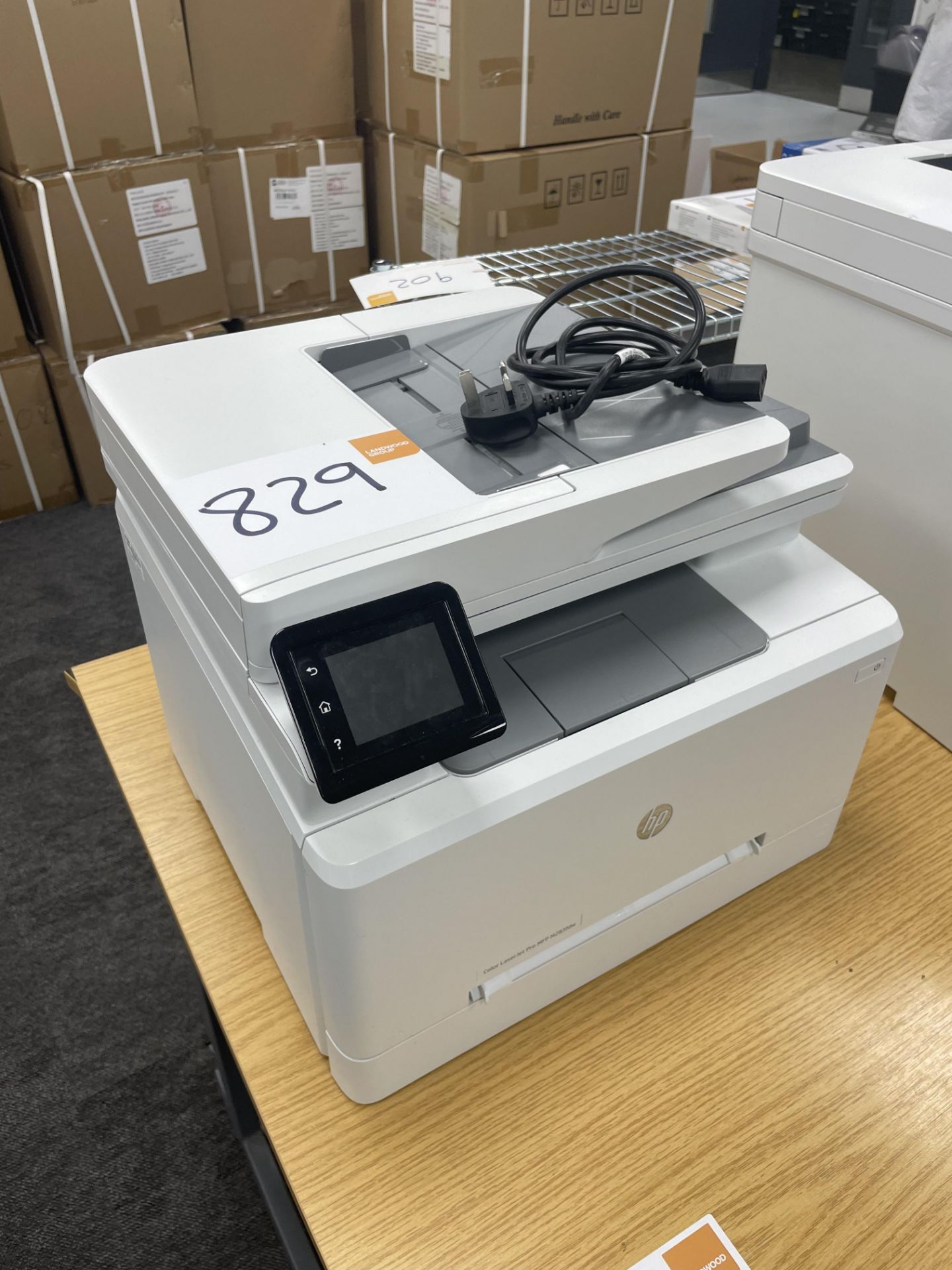 A HP Color LaserJet Pro MFP M283fdw multi functional printer (2/20).