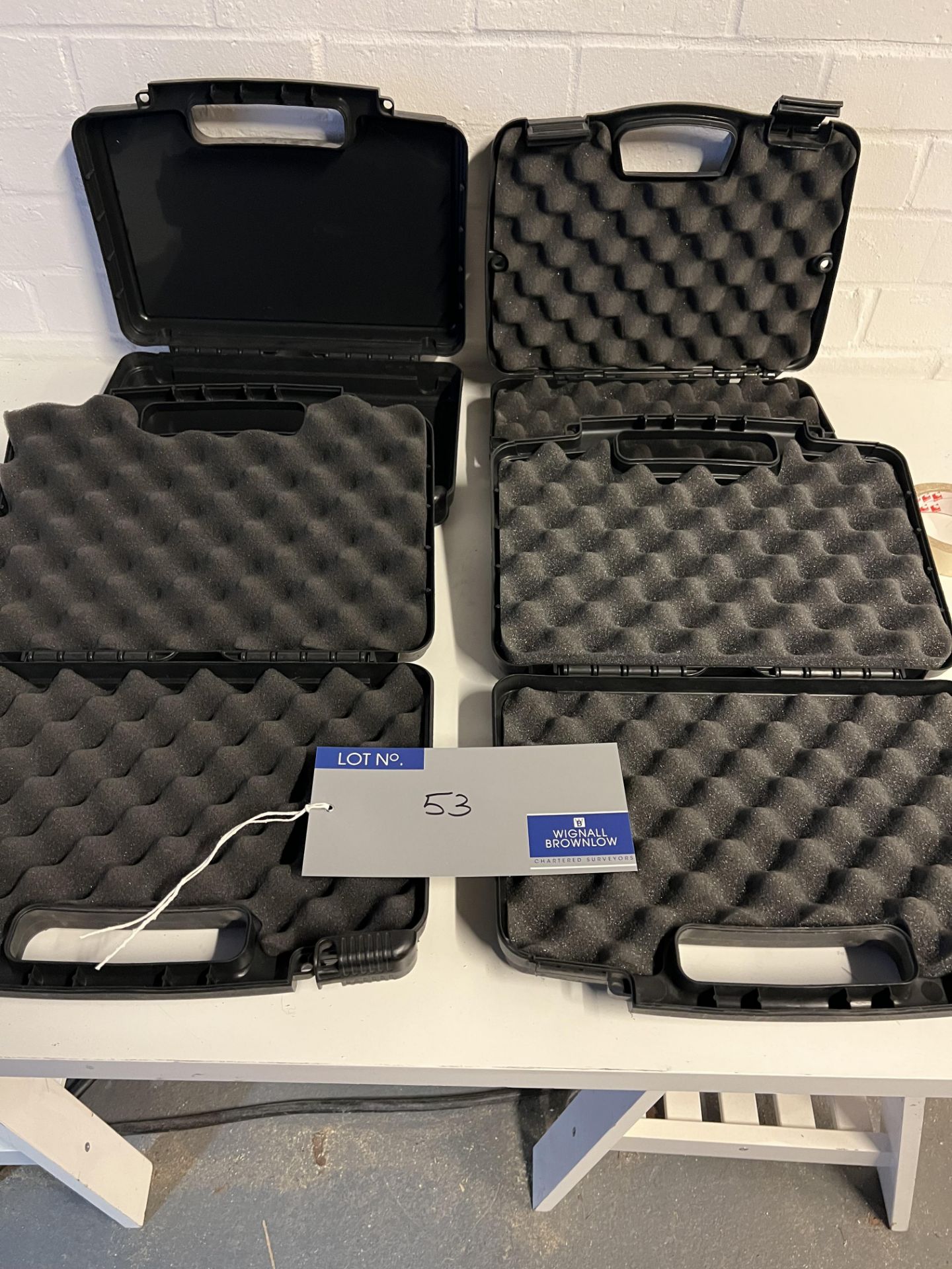 4 small carry cases (located at Visions, Unit 14, Suttons Business Park, Reading, Berkshire, RG6