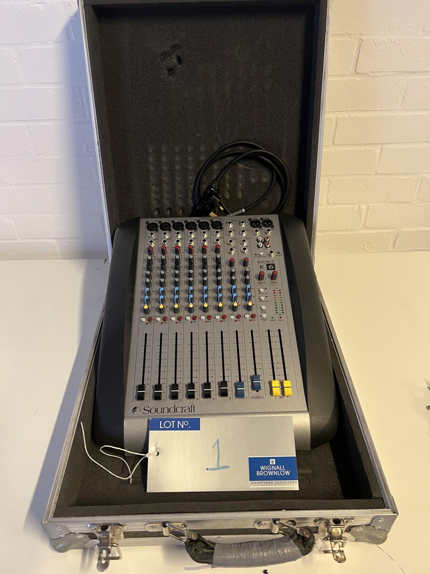 A SoundCraft E6 sound desk with flight case (located at Visions, Unit 14, Suttons Business Park, - Image 2 of 2