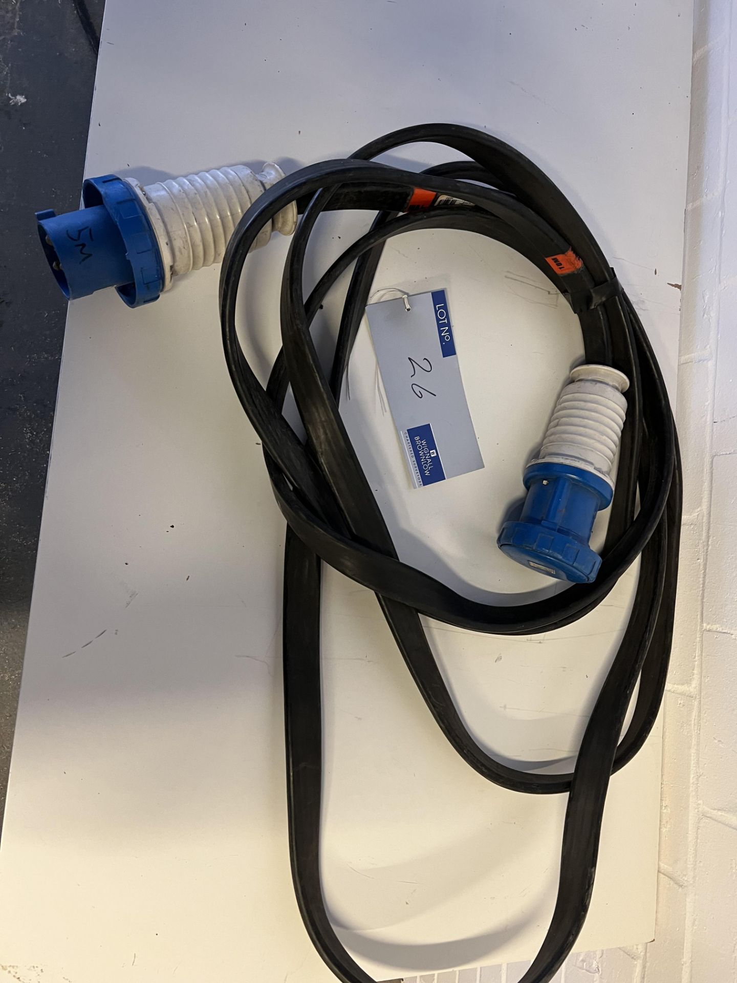 10m 63A 1PH Flat cable (located at Visions, Unit 14, Suttons Business Park, Reading, Berkshire,