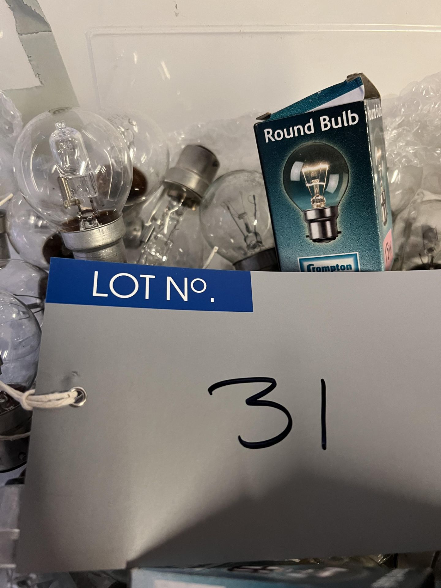 A Quantity of Lamps, bayonnet connection, 15w golfball style, new and used (located at Visions, Unit - Image 3 of 3