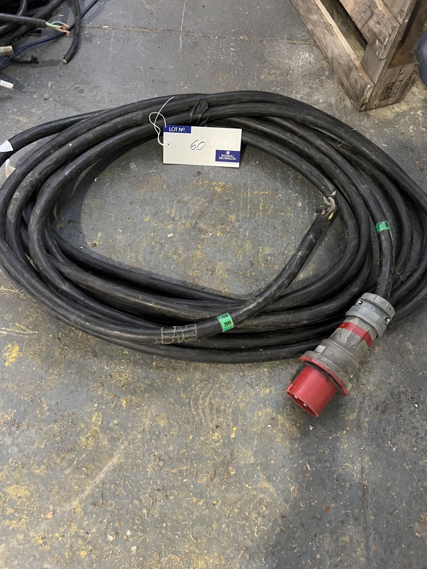 Approx. 20m 25mm 5 core cable (located at Visions, Unit 14, Suttons Business Park, Reading,