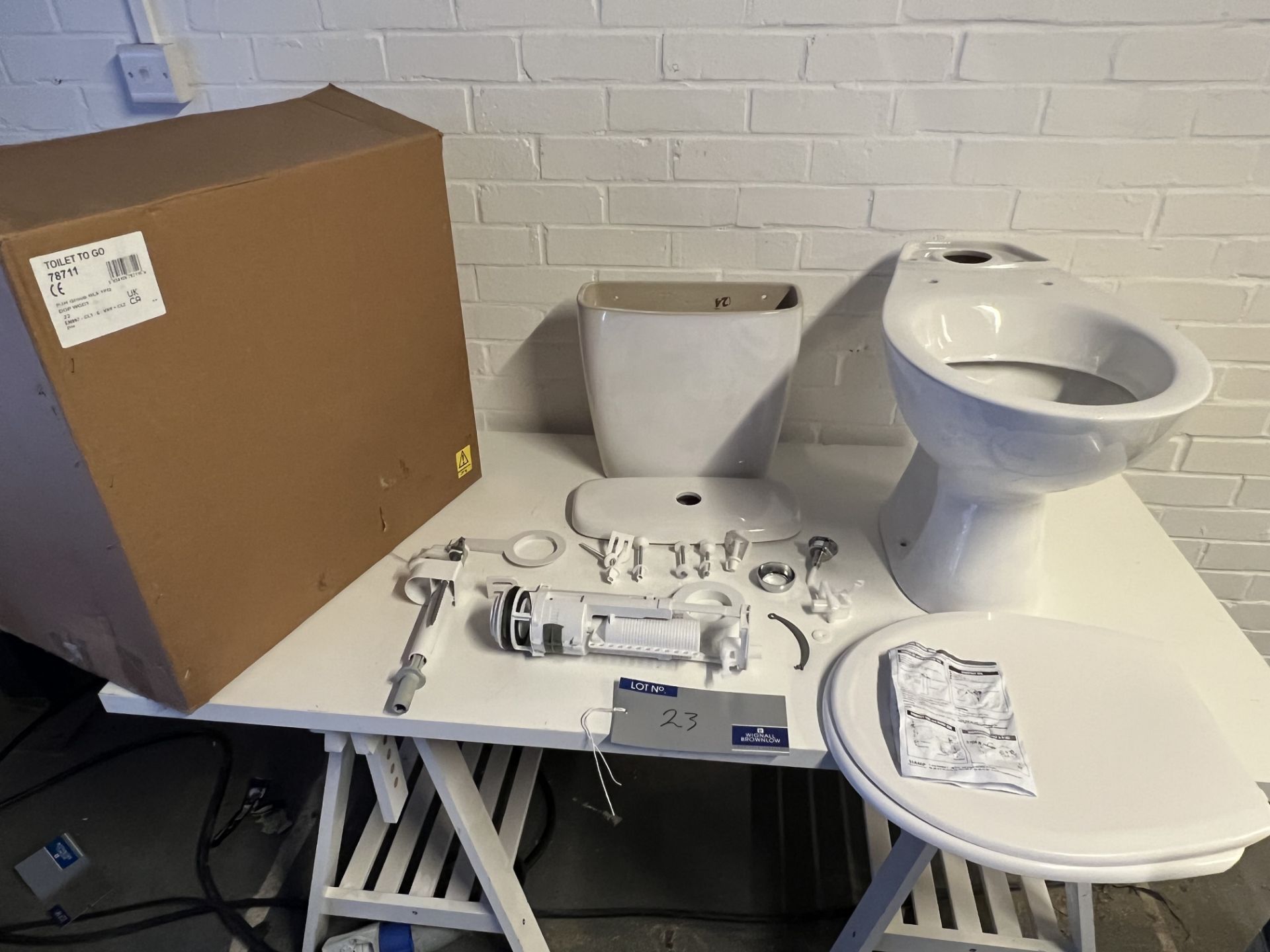 5 Toilets, 6 litre tanks, used as stage Props (located at Visions, Unit 14, Suttons Business Park,